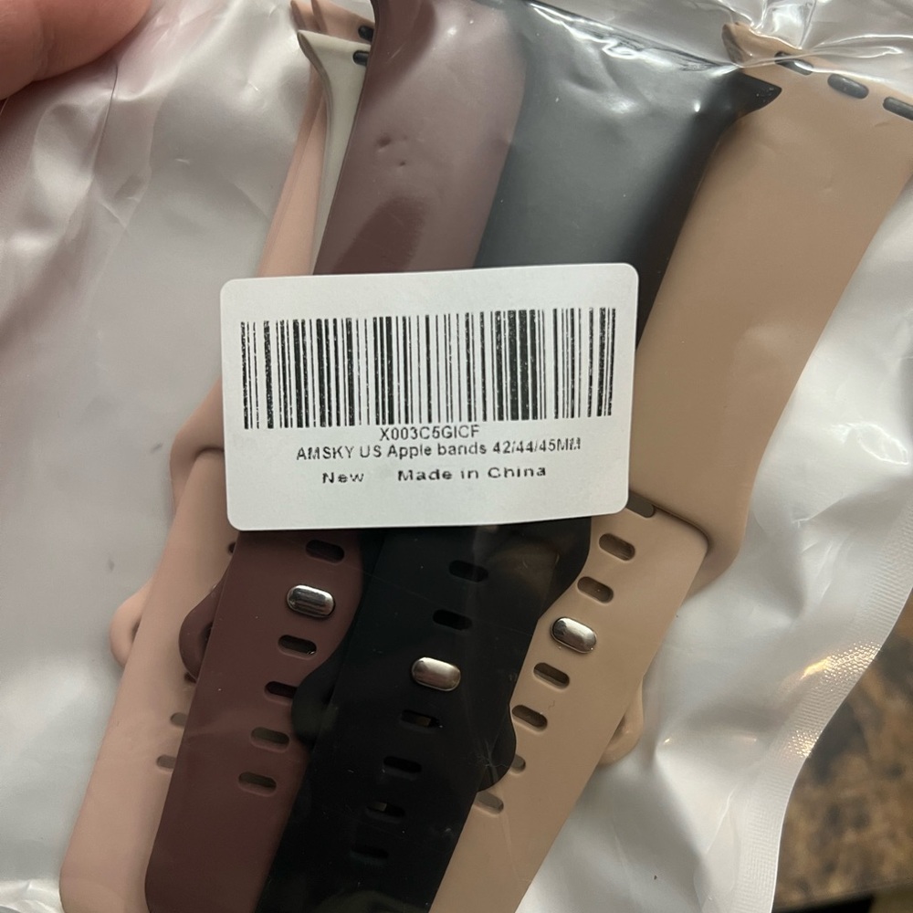 Apple Watch Band Trio - Black, Brown, Beige